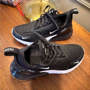 Nike Black and White Air Max 270 Sneakers